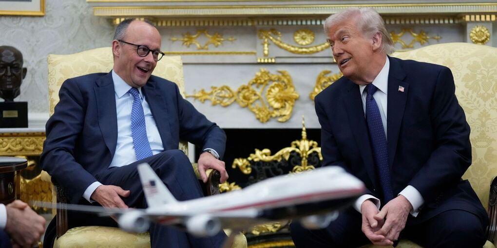 US-Präsident Trump empfängt Bundeskanzler Merz