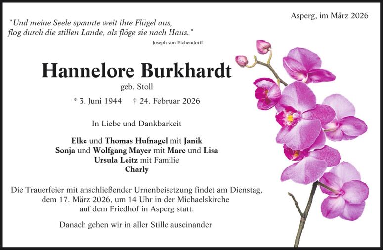 1658408(1-1)/Concordia Vermittlung von Traueranzei