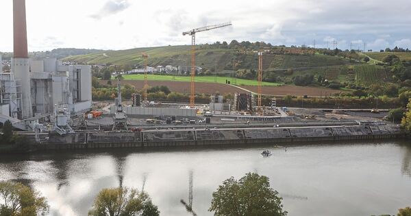 Die Klärschlammverbrennungsanlage in Walheim wächst und wächst.