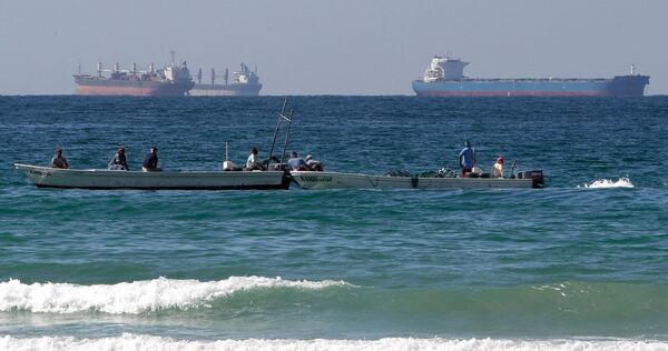 Schiffe in der Straße von Hormus
