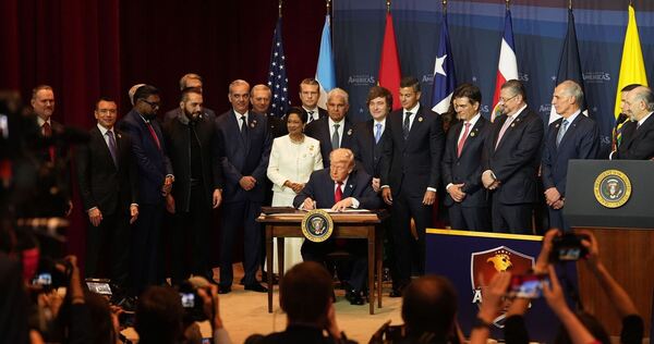 Trump empfängt Regierungschefs aus Lateinamerika und Karibik