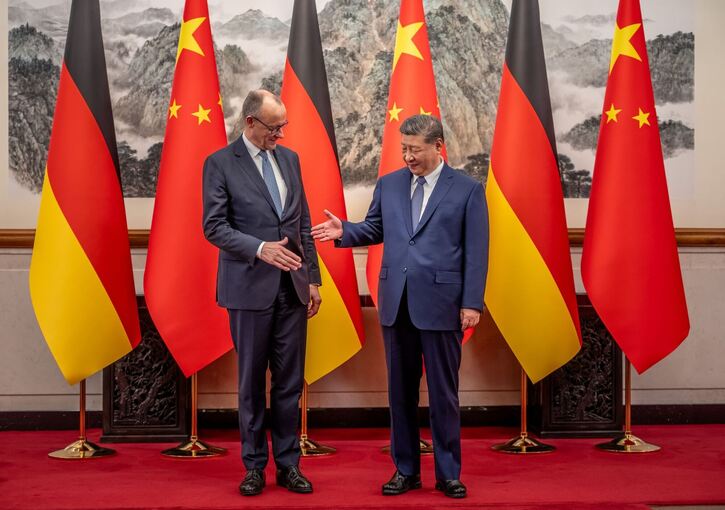 Bundeskanzler Friedrich Merz besucht China
