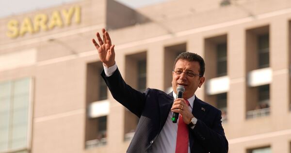 Istanbuls Bürgermeister Ekrem Imamoglu vor seiner Inhaftierung