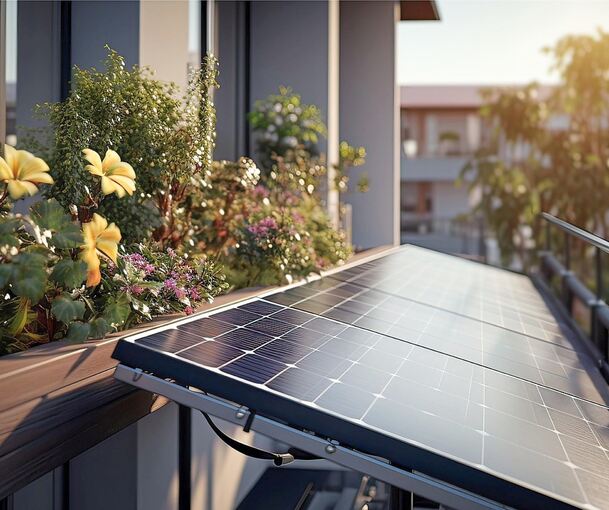 Photovoltaikanlagen gibt es mittlerweile in den unterschiedlichsten Größen - auch Balkonkraftwerke erfreuen sich immer größerer Beliebtheit.