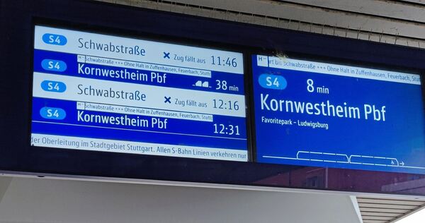Mal wieder eine Störung im S-Bahnnetz, hier im März 2023 an einer Oberleitung. Die Folgen wie Ausfälle oder andere Endhaltestellen schlagen sich dann nicht nur auf einer Linie nieder, sondern rasch auf allen.