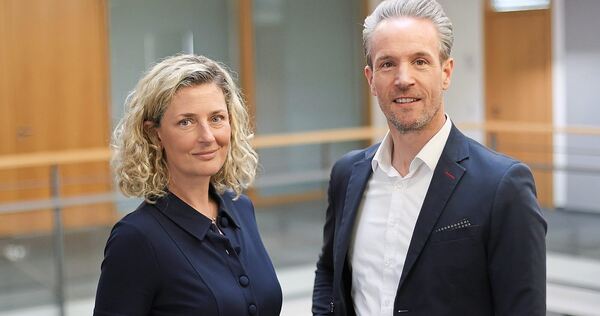 Sigrid Zimmerling, leitende Geschäftsführerin der IHK-Bezirkskammer Ludwigsburg und deren Präsident Axel Kunkel sehen große Herausforderungen für die Wirtschaft, aber auch Wege aus der Krise.