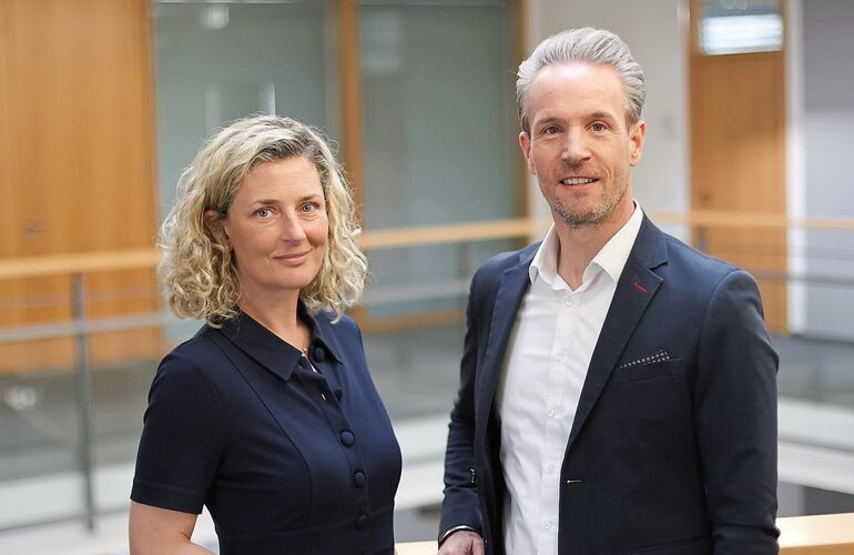 Sigrid Zimmerling, leitende Geschäftsführerin der IHK-Bezirkskammer Ludwigsburg und deren Präsident Axel Kunkel sehen große Herausforderungen für die Wirtschaft, aber auch Wege aus der Krise.