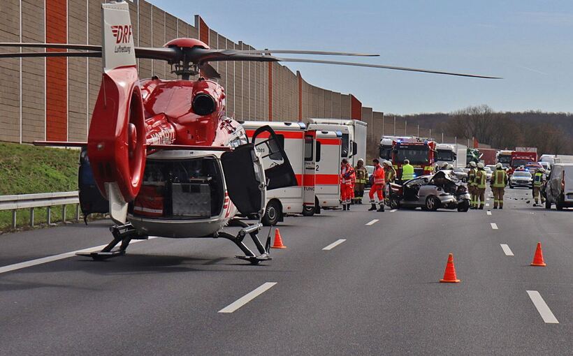 Unfall auf der A6