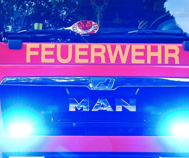 Die Feuerwehr musste in die Kirchwiesenstraße in Bönnigheim-Hohenstein ausrücken.
