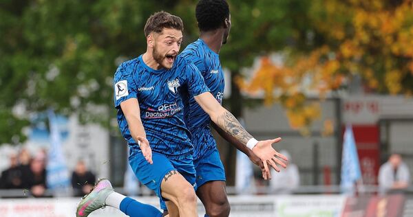 Trotz zweier Tore nicht zufrieden: Freibergs Leon Petö.