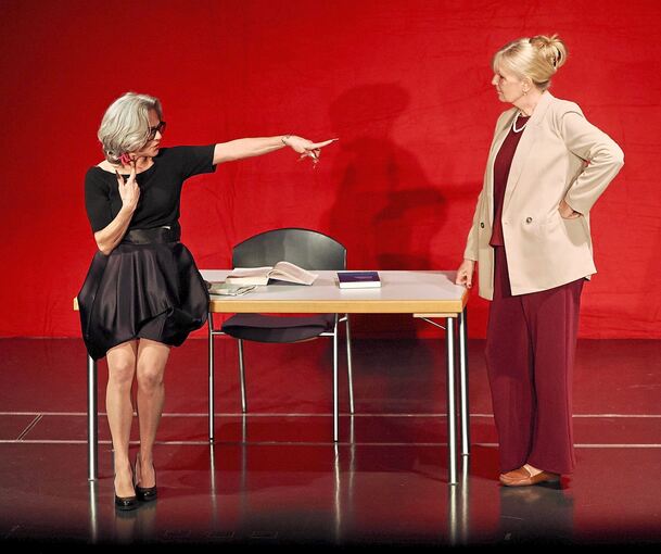 Faust-Inszenierung der Laienspielgruppe der Volkshochschule.