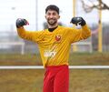 Gut gelaunt trotz 0:17-Klatsche: Feldspieler Zaki Faidi im TVP-Tor.
