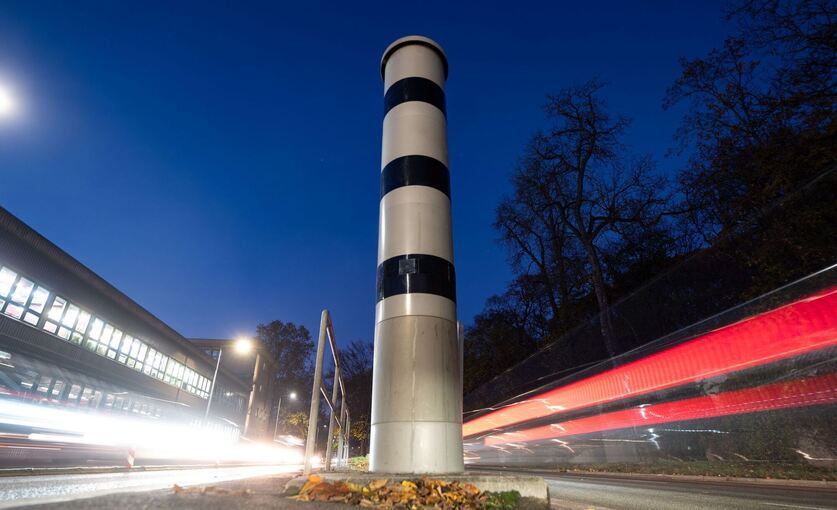 Radarfalle in Stuttgart Radarfalle in Stuttgart