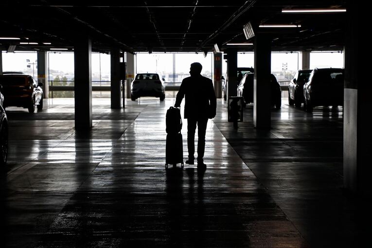 Parkhaus einer Autovermietung Parkhaus einer Autovermietung