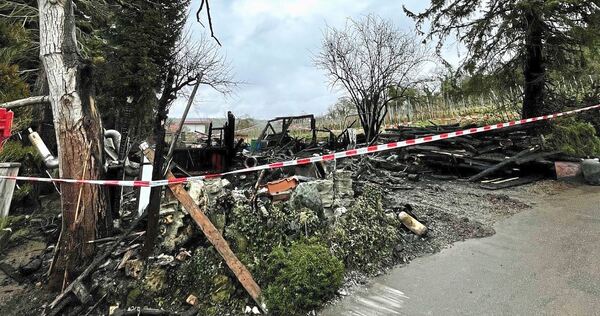 Von den beiden Schuppen ist nichts übrig geblieben.