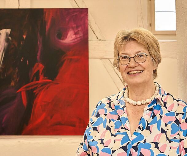 Im vergangenen Jahr hat Angelika Mollner ihre Kunst in Ditzingen gezeigt.