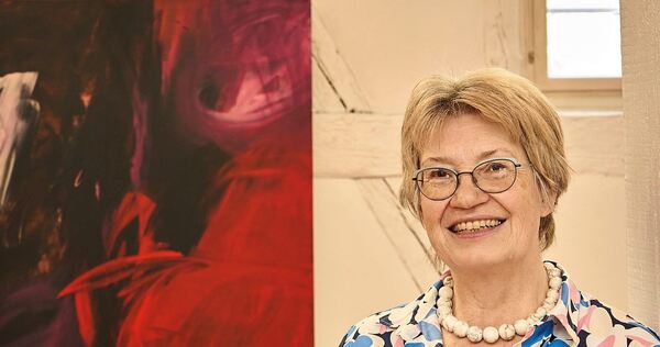 Im vergangenen Jahr hat Angelika Mollner ihre Kunst in Ditzingen gezeigt.