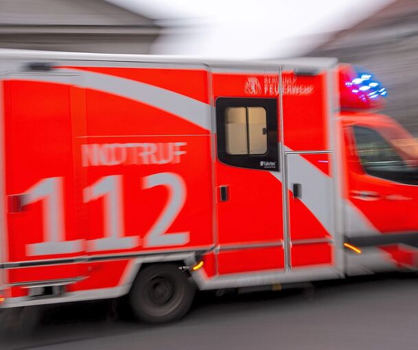 Mit dem Rettungsdienst kamen die Jungen ins KRanke