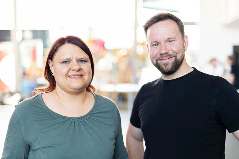 Hilke Hochheiden und Thorben Peters