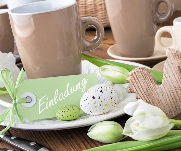 Typisch Ostern: Viele Familien und Freunde treffen sich zum Brunch.