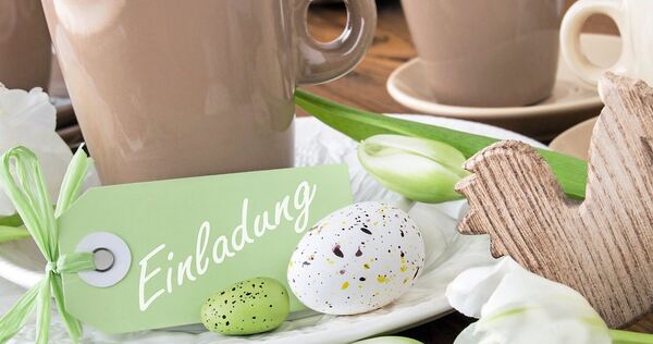 Typisch Ostern: Viele Familien und Freunde treffen sich zum Brunch.