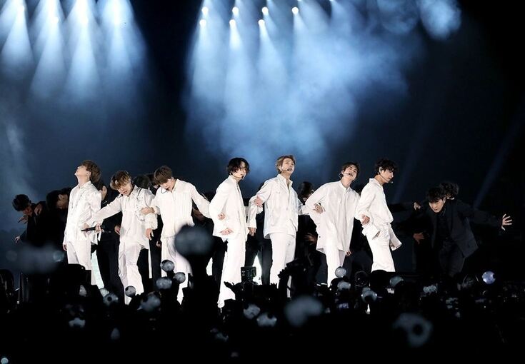 K-Pop-Band BTS bei Konzert K-Pop-Band BTS bei Konzert