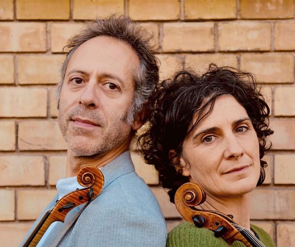 Zwiegespräche, im Konzert wie daheim: Das Musikerehepaar Matia und Charlotte Gotman.