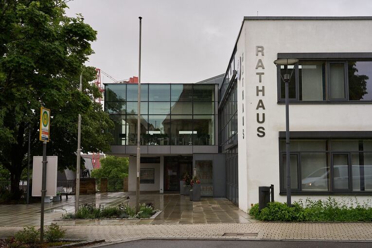 Das Rathaus in Affalterbach.