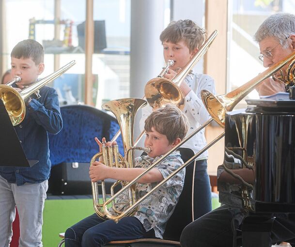 Schon die Kleinen kommen bei der Matinee groß heraus.