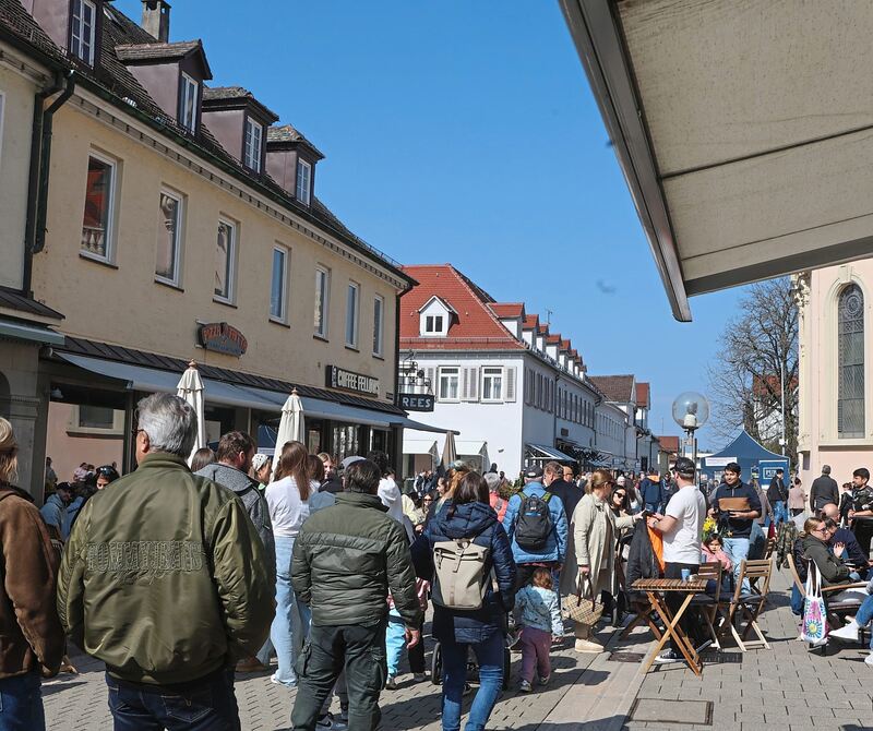 Jede Menge los in der Stadt.
