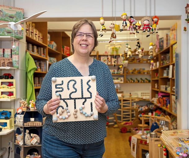 Geschäftsführerin Eveline Ettel sorgt dafür, dass die Azubis des Karlino-Ausbildungsladens viel Praxiserfahrung sammeln.