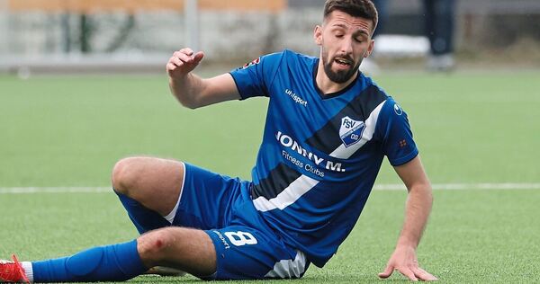 Am Boden: Auron Selimi und der FSV 08 Bietigheim-Bissingen.