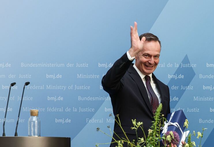 Amtsübergabe des Bundesjustizministeriums