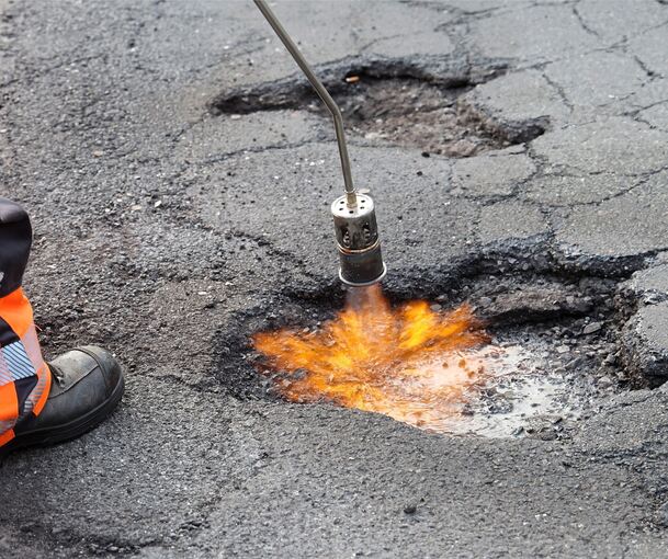 Die Gutenberg- und die Brahmsstraße werden in diesem Frühjahr saniert.