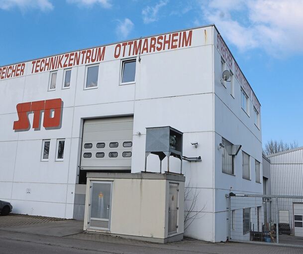 Blick auf den Sitz des nun stillgelegten Betriebs STO Streicher in Ottmarsheim.