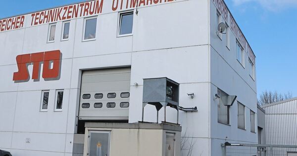 Blick auf den Sitz des nun stillgelegten Betriebs STO Streicher in Ottmarsheim.