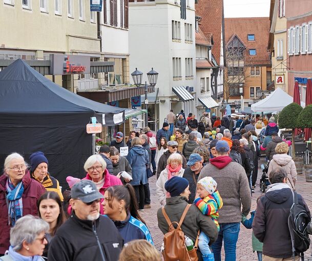 Ganz schön was los in der Bietigheimer Innenstadt.