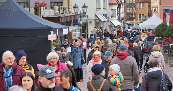 Ganz schön was los in der Bietigheimer Innenstadt.