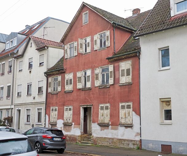 Das historische Denkmal in der Hospitalstraße 29.