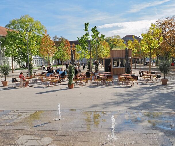 Der Arsenalplatz ist im vergangenen Jahr eröffnet worden.