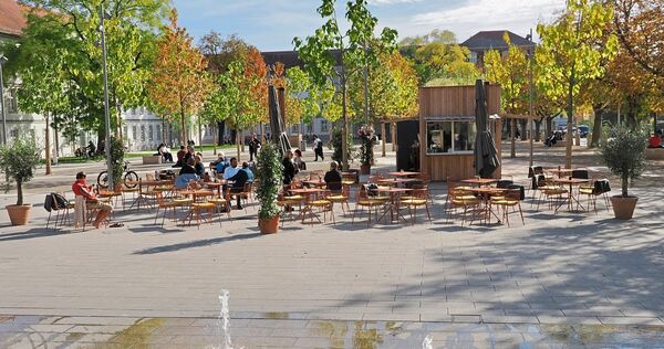 Der Arsenalplatz ist im vergangenen Jahr eröffnet worden.