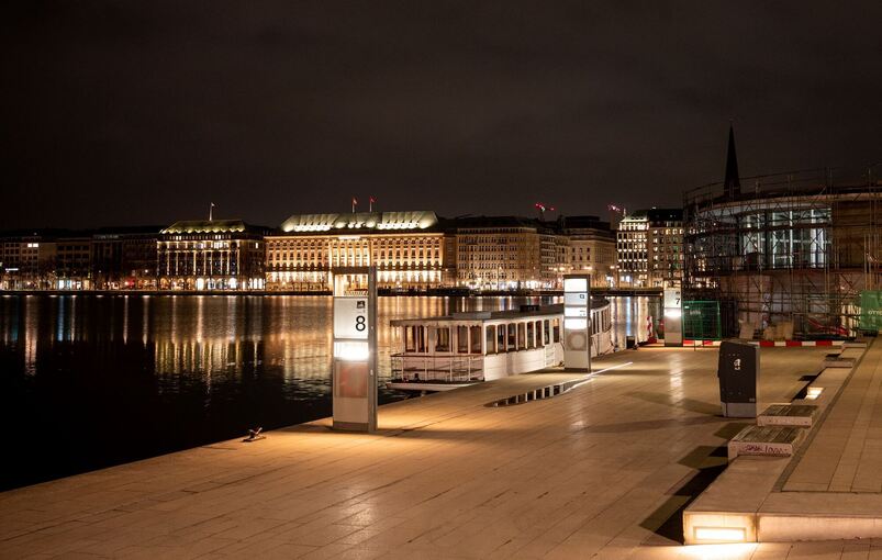 Binnenalster in Hamburg