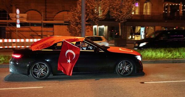 Türkei-Fans feiern WM-Teilnahme