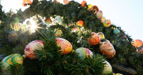 Osterbrunnen im Kloster Maulbronn