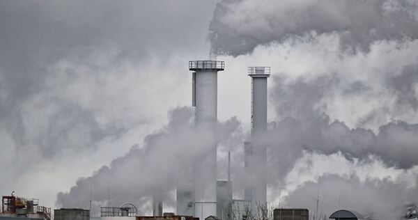 CO2-Emissionen von Industriebetrieb