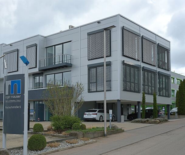 Seit 2001 befindet sich im Affalterbacher Gewerbegebiet der Firmensitz nebst Werkstatt.