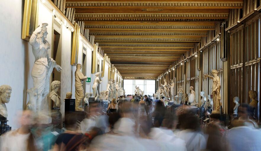 Uffizien-Galerie in Italien Uffizien-Galerie in Italien
