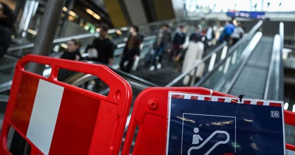 Rolltreppen am Hauptbahnhof