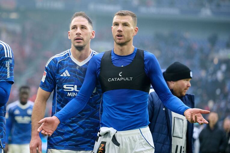 Nikola Katic und Edin Dzeko