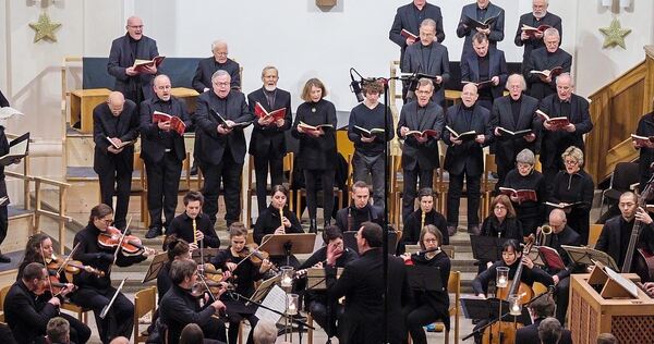 Mit rund 60 Sängerinnen und Sänger des Chors der Stadtkirche und des Ludwigsburger Motettenchors (hier bei einem früheren Konzert) hat Bezirkskantor Martin Kaleschke van Beethovens Oratorium „Christus am Ölberg“ aufgeführt.